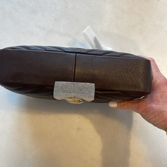 SOLD!!!!! NWT REBECCA MINKOFF EDIE ZIP SHOULDER LEATHER BAG IN CIGARO - Picture 9 of 12